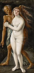 Ung kvinde og døden, 1517